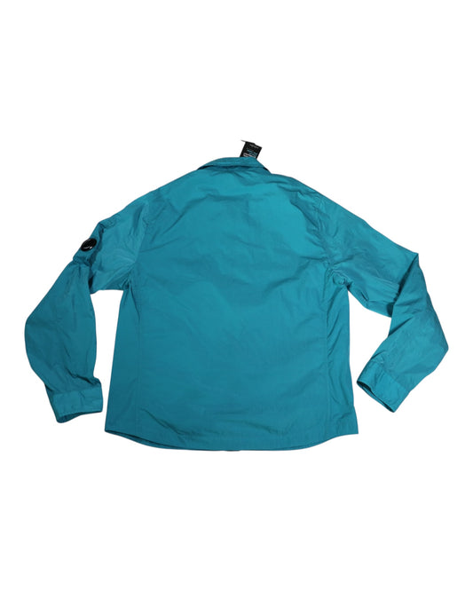 C.P Company - Chrome-R Lens-detail shirt jacket - Cobalt Blue (L)