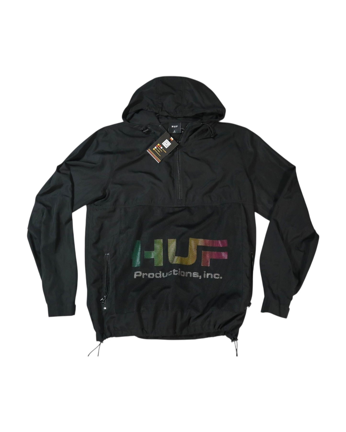 Huf - Huf Productions INC pullover jacket - Black (S)