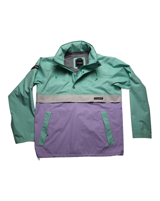 Berghaus Ski Smock 86 windproof Jacket (Mint green/purple) (L)