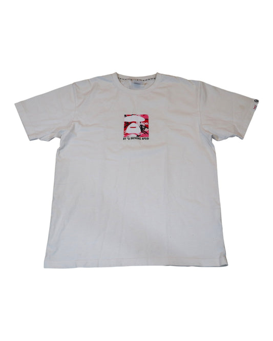 AAPE by A Bathing Ape - red camo T-shirt (L)