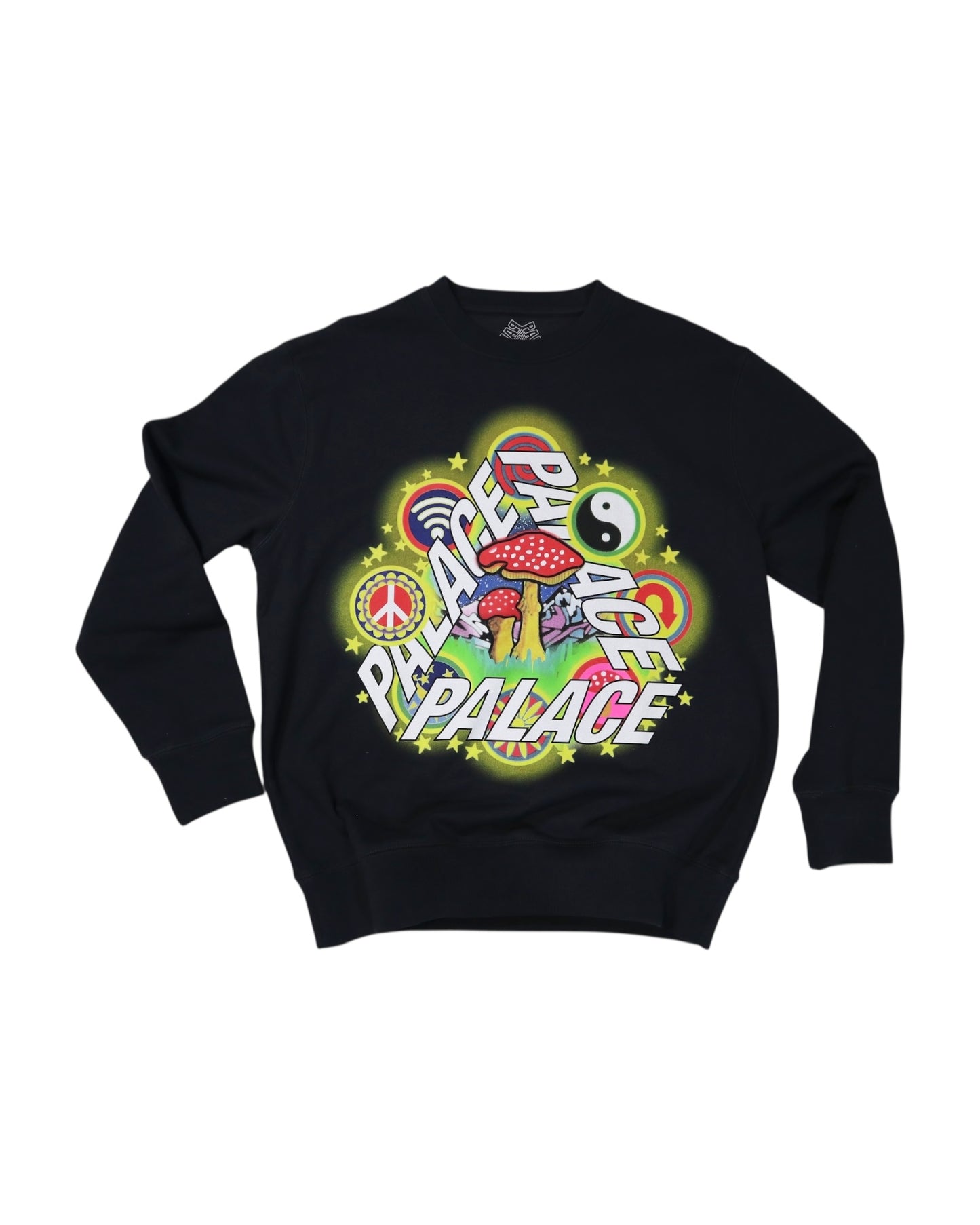 Palace Bun 5g Crew Sweater Navy - (M)