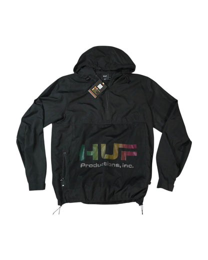 Huf - Huf Productions INC pullover jacket - Black (S)