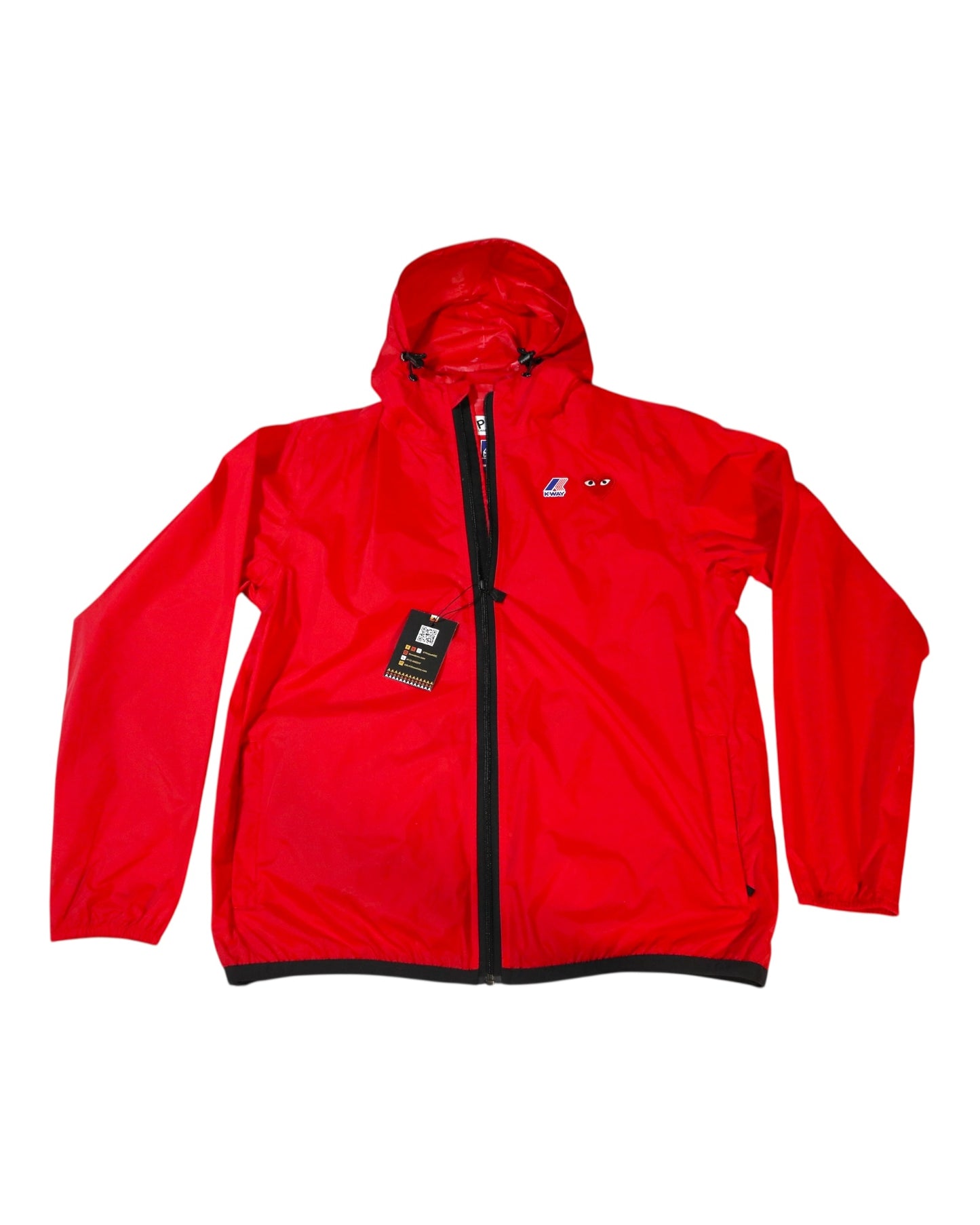Commes Des Garçons PLAY x K-Way Full Zip Jacket (L)