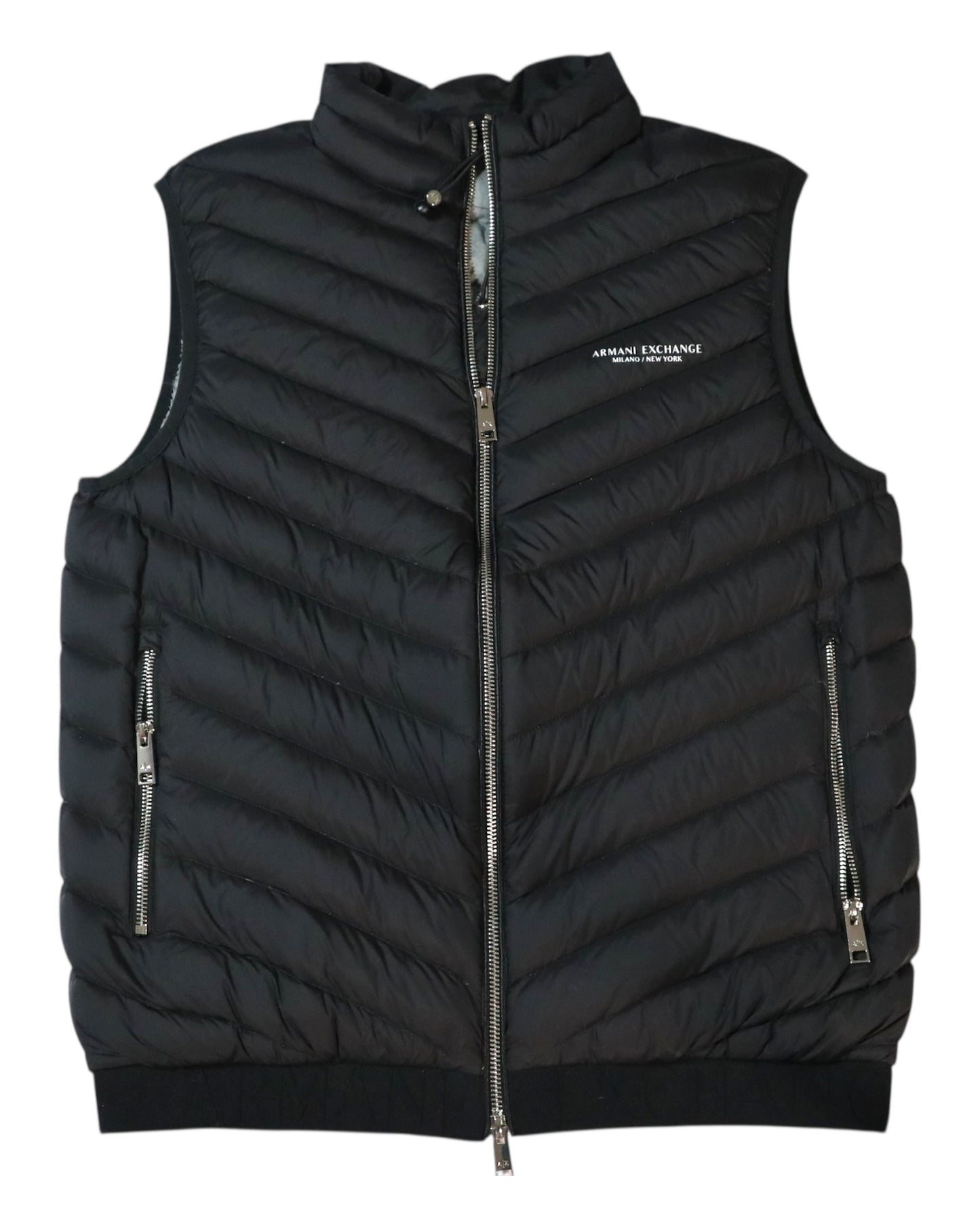 Armani - Double-face padded sleeveless down jacket (L)