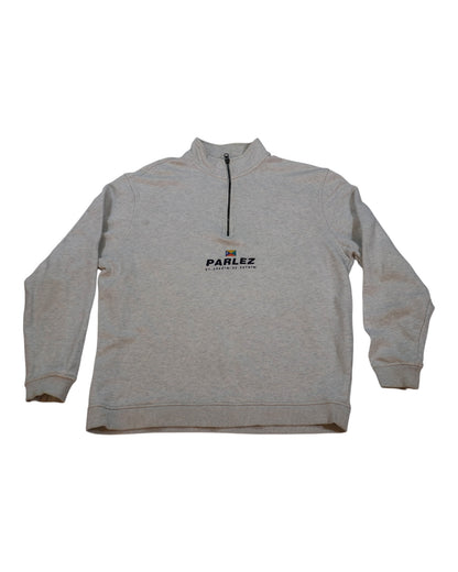 Parlez - zip-neck sweatshirt (L)
