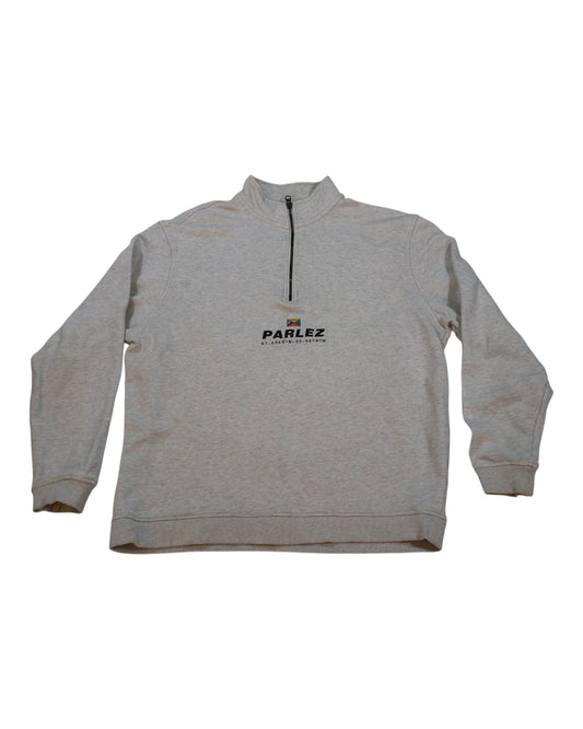 Parlez - zip-neck sweatshirt (L)